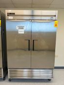 S/S True 2-Door Refrigerator, Model: T-49 - Rigging Fee: $300