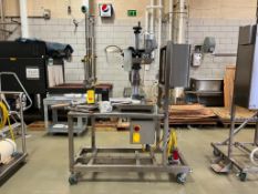 Vacuum Barrier Corporation Easy Nose GZ Liquid Nitrogen Injection System Mounted on S/S Mobile Base