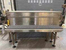 S/S Framed Roller Conveyor, Dimensions = 66