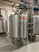 Tetra Pak 300 Gallon S/S Tank, Model: 003-05-001, S/N: S97-8366-3 with Vertical Agitation and Load C