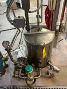 25 Gallon S/S Tank with Waukesha Centrifugal Pump, 10 HP 3,490 RPM, 2