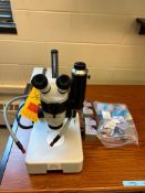 Wild Heerbrugg Dual-Optical Microscope, Type: MDG13 with Intralux 150 H Volpi and Assorted Halogen L