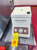 Beckman Microfuge, Model: 12 - Rigging Fee: $50