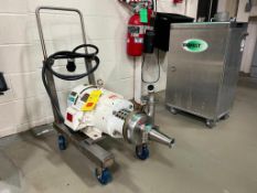 APV Centrifugal Pump, Model: 6V2 with 7.5 HP 3,510 RPM, S/S Head, Clamp Type, Dimensions = 2.5 x 1.5