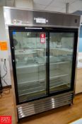 TRUE 2 Door Deli Refrigerator 30'' x 54'' x 84'' Tall, 6 Heavy Duty , PVC Coated Wire Shelves, Tempe