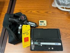 NEW SMC Digital Caliper and NEW Norgreen Pneumatic Gauge - Rigging Fee: $50