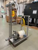 Alfa Laval Centrifugal Pump, Model: LKH20 with 7.5 HP 3,520 RPM, S/S Head, Clamp Type, Dimensions =