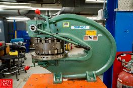 Tin Knocker Hand Turret Punch , Model: TK No.18 , S/N: 08-18-03 - Rigging Fee: $150