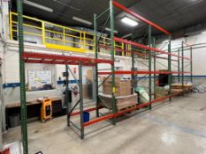 Sections Pallet Racking, Dimensions = 14' x 8' - Rigging Fee: $550