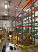 Sections Pallet Racking, Dimensions = 14' x 8' - Rigging Fee: $600