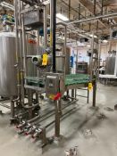 S/S Framed Platform with Ladder and Hand Rail, Dimensions = 7' x 52