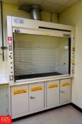JMP Fume Hood 33'' x 73'' x 93'' Tall, 120 Volts, 50/60 Hz, 20 Amps, 2.4 Max KWS, Single Phase, Mode