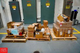 (3) Skids of Rexnord Table Top Plastic Conveyor Chain Assorted Sizes - Rigging Fee: $100