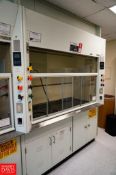 Kewaunee Air Fume Hood Air Flow Monitor, 37'' x 72'' x 100 Tall, Model: Dynamic Barrier - Rigging Fe