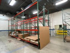 Sections Pallet Racking, Dimensions = 14' x 8' - Rigging Fee: $700