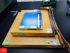 (3) Assorted Paper Cutters - Rigging Fee: $50