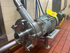 Fristam Centrifugal Pump with Reliance Electric 7.5 HP 1,760 RPM Motor and 3