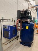 Caster 10 HP Air Compressor 175 PSI, Model: I10312VC2-S PUMP RPM758 with Beko Air Dryer