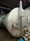 Brothers 6,000 Gallon S/S Horizontal Sugar Tank, Model: 6000, S/N: 10740 with Pump and S/S