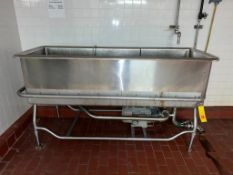 S/S COP Trough with Jet Spray and Centrifugal Pump - Rigging Fees: $450