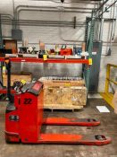 Linde Baker 4,400 LB Capacity Low Lift Electric Pallet Jack, Model: ECU20 with Battery