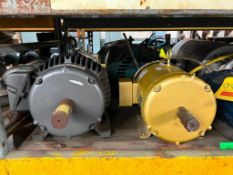 Assorted Motors up to 15 HP Including Baldor and Marathon - Rigging Fees: $500