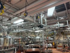 2-Lane Jug Conveyor from Fillers to Debagging Table 150' per Section (Location: De Pere, WI)