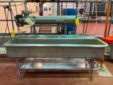 S/S COP Trough, Dimensions = 6' x 16