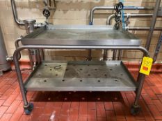 Mobile S/S Table with 4' x 26