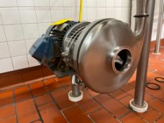 Tri-Clover Style Centrifugal Pump with Siemens Motor 3 HP 1,740 RPM Motor and 3