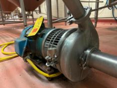 Tri-Clover Centrifugal Pump with Reliance Electric 5 HP 1,730 RPM, 3