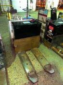 Rico Low Lift Rider Electric Pallet Truck with Battery - Rigging Fees: $50