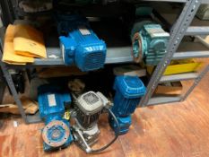 Assorted Motors, up to 1 HP - Rigging Fees: $50