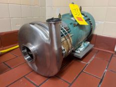 Tri-Clover Centrifugal Pump with Reliance Electric 5 HP 1,750 RPM Motor and 3