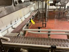 S/S Conveyor with 90° Turn and Drives, Dimensions = 40' x 14