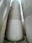 DCI 15,000 Gallon Insulated S/S Silo, S/N: 86-D-33833-A with (2) Tri-Clover S/S Tank Valves, Level