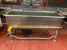 S/S COP Trough with Jet Spray and Centrifugal Pump, Dimensions = 6' x 2' - Rigging Fees: $350