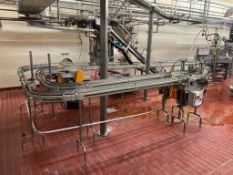 S/S Framed Dual-Lane Conveyor with 180° Turns and Drive, Dimensions = 42' x 2.75