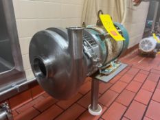 Tri-Clover Style Centrifugal Pump with Reliance Electric 3 HP 1,730 RPM Motor and 3