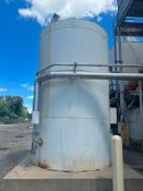 6,000 Gallon Fructose Tank with Pump, Dimensions = 12.5' Height, 16' x 10' Outside Diameter