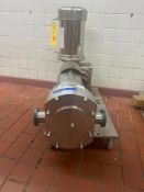 Alfa Laval Positive Displacement Pump with Sterling S/S Clad 5 HP 1,760 RPM Motor and 2