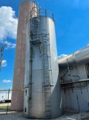 Peabody Tec Tank 2,803 Cu Ft. Resin Silo, Dimensions = 12' x 32