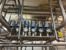 (21) Alfa Laval S/S Air Valves in S/S Manifold - Rigging Fees: $400