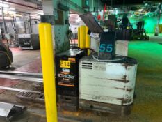 Crown Low Lift Electric Pallet Jack with Battery - Rigging Fees: $50