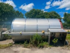 DCI 7,000 Gallon S/S Silo with Agitation, S/N: 94-D-50106-A, Outside Diameter = 10' - Rigging