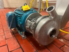 Tri-Clover Style Centrifugal Pump with Siemens Motor 15 HP 3,535 RPM Motor and 3