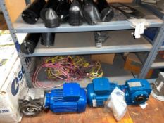 Assorted Oil Seals and Motors, up to 1 HP - Rigging Fees: $50