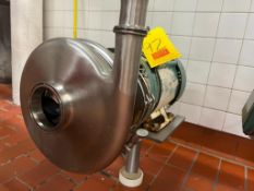 Tri-Clover Centrifugal Pump with Reliance Electric 3 HP 1,750 RPM Motor and 3