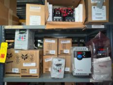 Assorted Allen-Bradley Variable-Frequency Drives Including PowerFlex 4 and 40 and Assorted