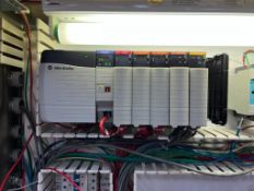 Filler Control Cabinet with Allen-Bradley PanelView Plus 1000, Allen-Bradley Chart Recorder, Allen